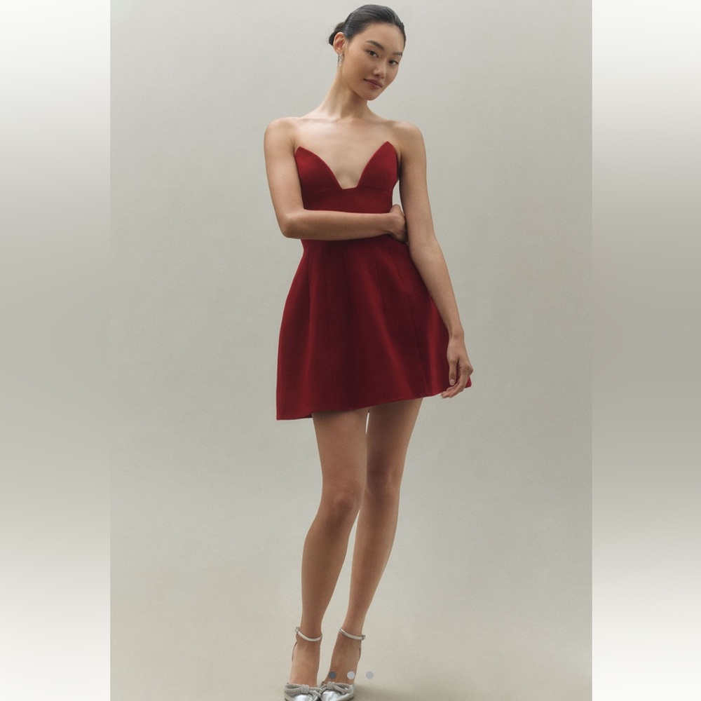 BARDOT MIRIAN HOURGLASS MINI - ANTHROPOLOGIE COCKTAIL WEDDING GUEST DRESS